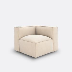 LA REDOUTE INTERIEURS Modulaire hoekbank van vintage ribfluweel, Seven