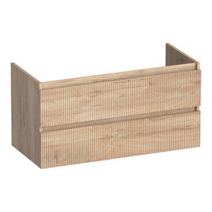 Brauer Joy Wavy onderkast ribbelfront 100cm met 2 softclose lades forest wheat