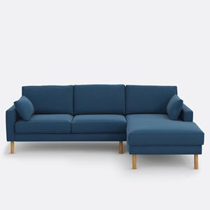 SO'HOME Hoekbank in polyester, Stockholm