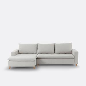 LA REDOUTE INTERIEURS Hoekbank, links, getextureerd, Milare