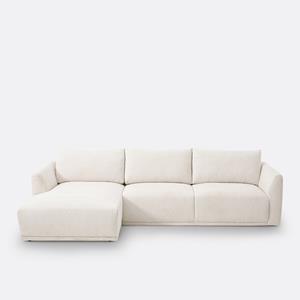 LA REDOUTE INTERIEURS Hoekbank, links, mêlee rupsstof, Lupita