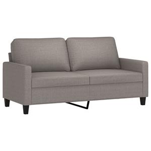 vidaXL 3-delige Loungeset met kussens stof taupe