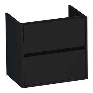 Brauer Adore onderkast 60cm met 2 softclose lades zwart mat
