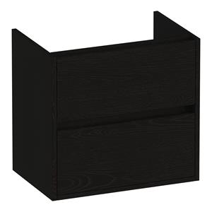 Brauer Adore onderkast 60cm met 2 softclose lades timber black