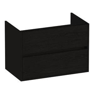 Brauer Adore onderkast 80cm met 2 softclose lades timber black