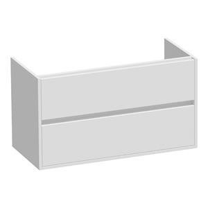 Brauer Adore onderkast 100cm met 2 softclose lades wit mat
