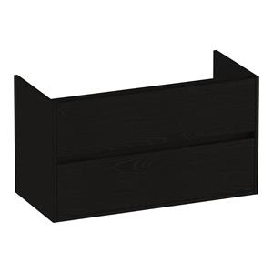Brauer Adore onderkast 100cm met 2 softclose lades timber black