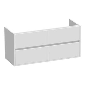 Brauer Adore onderkast 120cm met 4 softclose lades wit mat