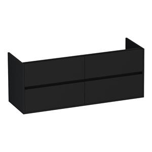 Brauer Adore onderkast 140cm met 4 softclose lades zwart mat