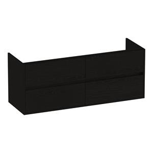 Brauer Adore onderkast 140cm met 4 softclose lades timber black