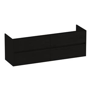 Brauer Adore onderkast 160cm met 4 softclose lades timber black