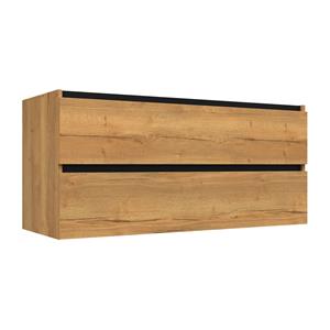 Allibert Wastafelonderkast Oracle Honing Halifax Eik 2 Laden 120cm