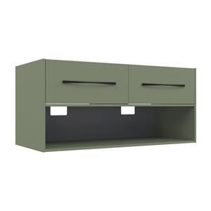 Allibert Wastafelonderkast Galaxy 120 Cm Eucalyptus Groen Dubbele Wastafel + Lade
