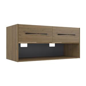 Allibert Wastafelonderkast Galaxy 120 Cm Eiken Cognac Dubbele Wastafel + Lade
