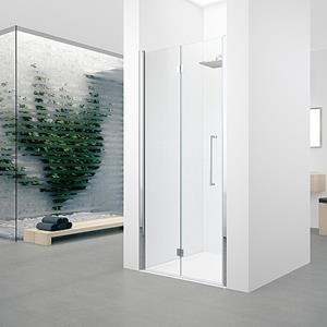 <QuerySet [<AttributeOption: Novellini>]> Vouwdeur Novellini Young 2.0 72-76 cm, 200 cm links mat zwart