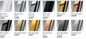 <QuerySet [<AttributeOption: Novellini>]> Novellini deur in nis helder glas geborsteld zwart  78-5-80 cm, hg 200 cm