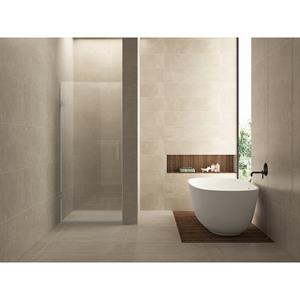 Wiesbaden Less Nisdeur - 700x2000x8mm - NANO - Helder Glas/Chroom