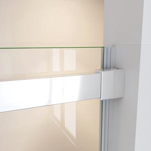 Sanexo Douchedeur Veronica Nisdeur 110x195 Schuifdeur 8mm Helder Glas Antikalk Chroom