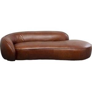 Kare Design Kare Chaise Longue Wonder Leather Brown 252cm