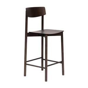 Bronx71 Scandinavische barkruk Miquel walnoot 78,5 cm