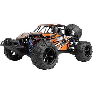 MODSTER Desert Rookie Oranje Brushed 1:18 RC auto Elektro Buggy 4WD RTR 2,4 GHz Incl. accu en laadkabel