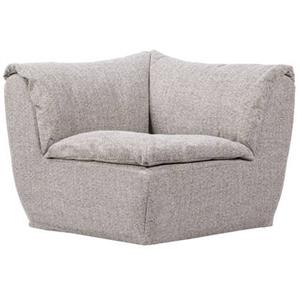 Woood Baggy Hoekelement - Geweven Stof - Naturel Melange - 81x96x96