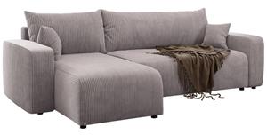 NADUVI Collection Hoekslaapbank Rosco links/rechts ribstof | 