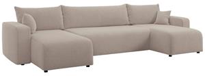 NADUVI Collection U-slaapbank Rosco bouclé | 