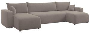 NADUVI Collection U-slaapbank Rosco bouclé | 