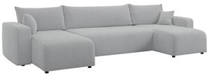 NADUVI Collection U-slaapbank Rosco bouclé | 
