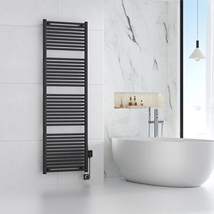 Wiesbaden Elara Elektrische Radiator Smart WiFi - 181.7x60cm - Mat Zwart
