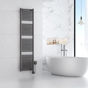 Wiesbaden Elara Elektrische Radiator Smart WiFi - 181.7x45cm - Gunmetal