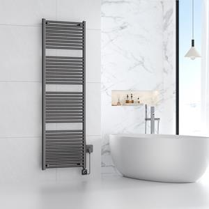 Wiesbaden Elara Elektrische Radiator Smart WiFi - 181.7x60cm - Gunmetal