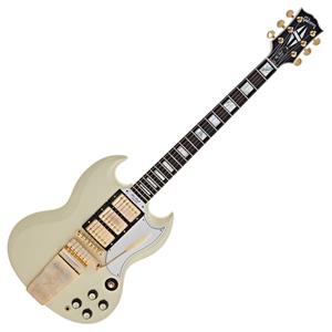 Gibson Custom Shop Gibson Custom 1963 Les Paul SG Custom Reissue Maestro VOS Classic White #406303