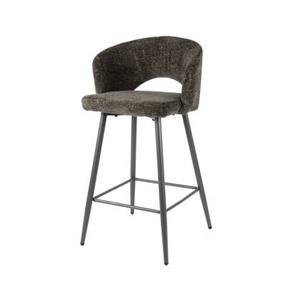 Giga Meubel  Barstoel Bruin - 51x50x94cm - Salon Tissee - Set van 2
