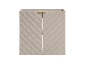 Comad Viva Cashmere onderkast met 2 deuren en visgraatfront 60cm taupe