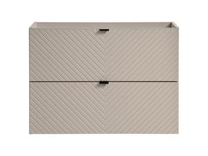 Comad Viva Cashmere onderkast met 2 lades en visgraatfront 80cm taupe