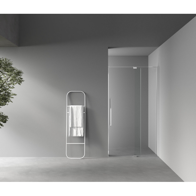 Aqua Vista Taviano Linea nisdeur - 80x200cm - incl. montageset - chroom SW1209625/SW1209684