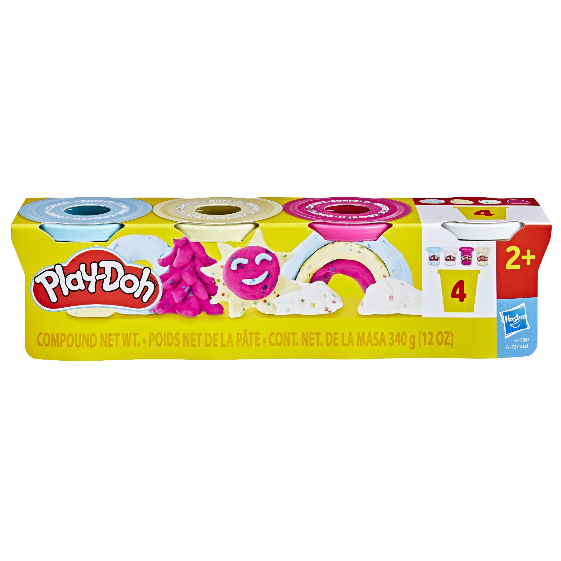 Playdoh 4-pack speciale kleuren assorti