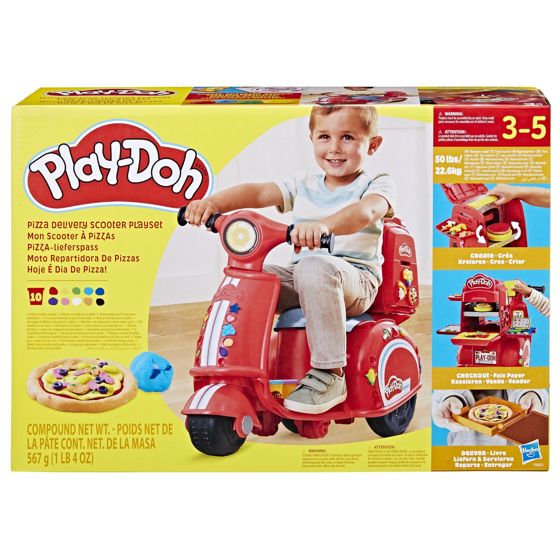 Play-Doh Pizza Delivery Scooter Playset