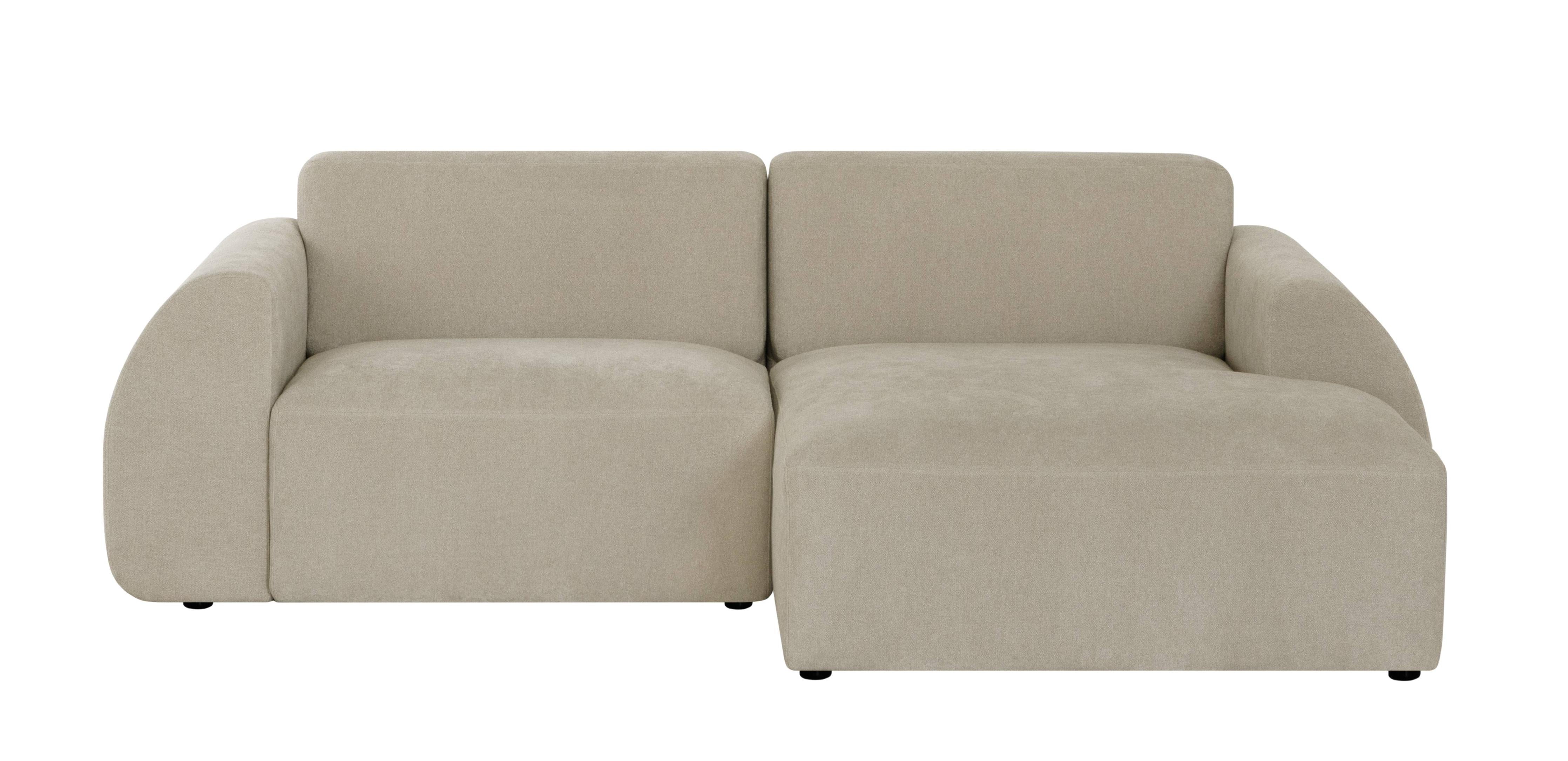 NADUVI Collection Hoekbank Mattis rechts 2.5-zits bouclé | 