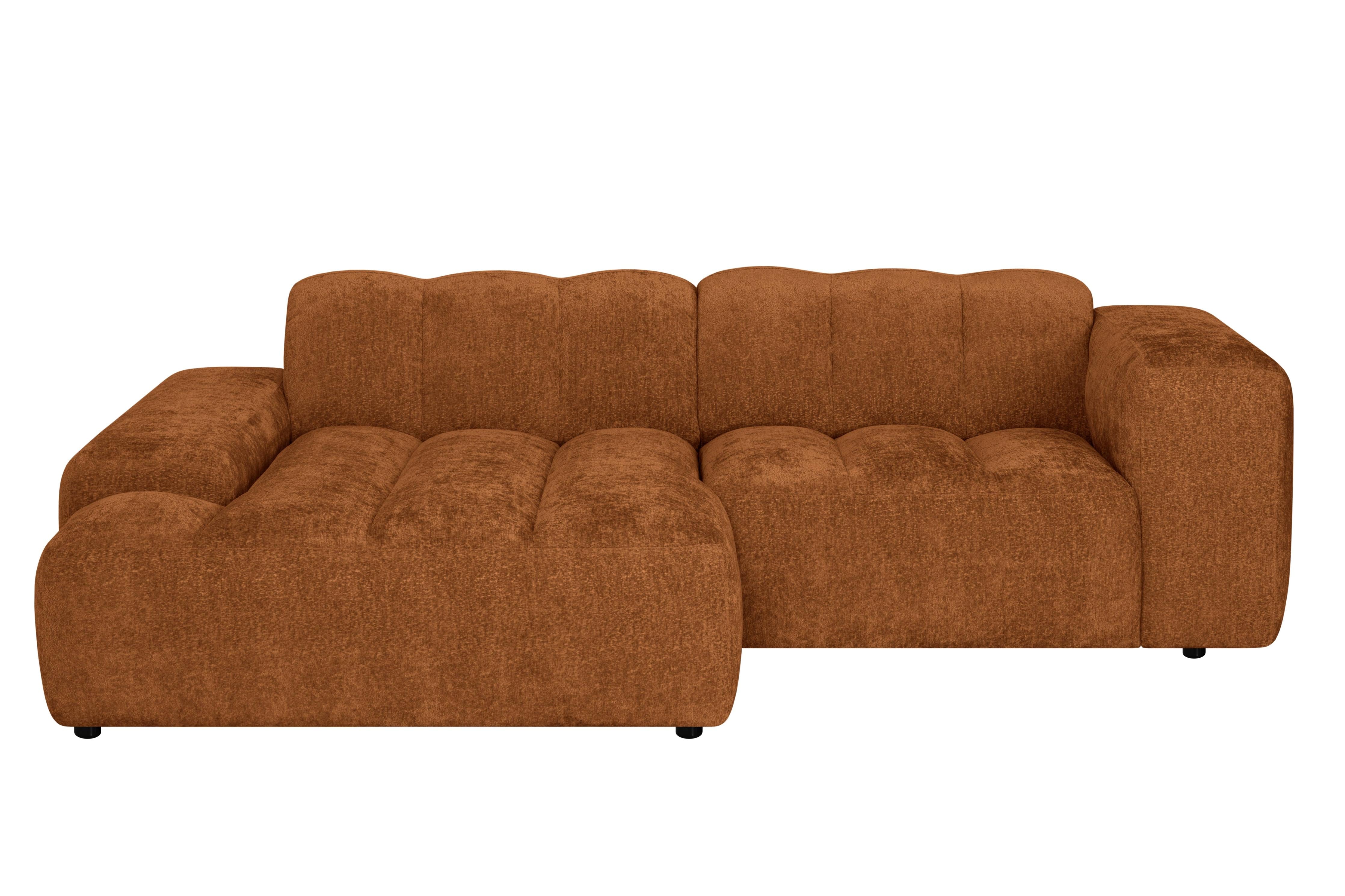 NADUVI Collection Hoekbank Sandro links 2.5-zits groot chenille | 