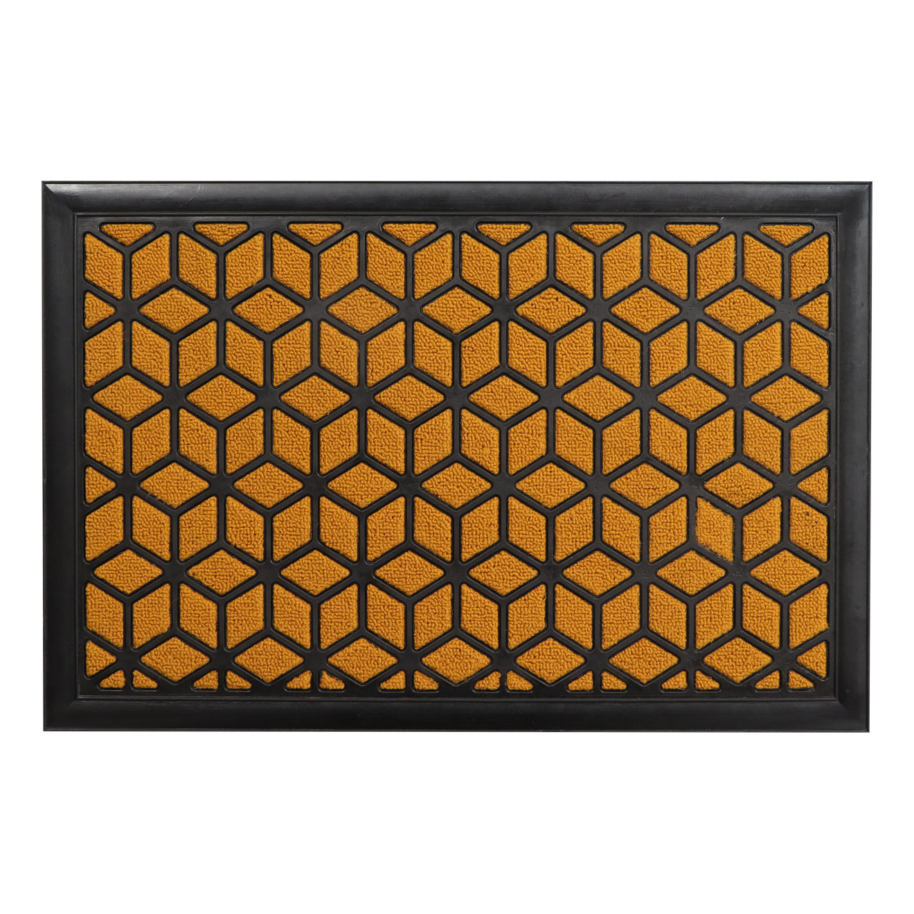 Luance Deurmat - Long Island - mosterd geel - rubber / kunststof - rechthoekig - x 60 cm -