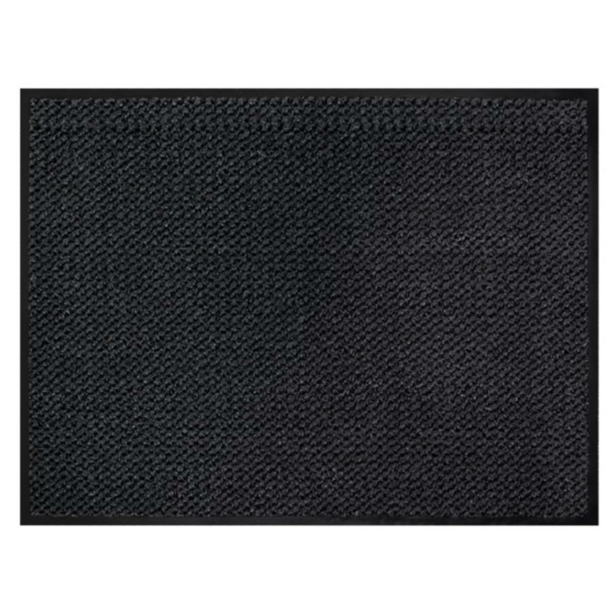 Benson Deurmat - anti slip - kunststof - antraciet - 80 x 120 cm - voor binnen - schoonloopmat -