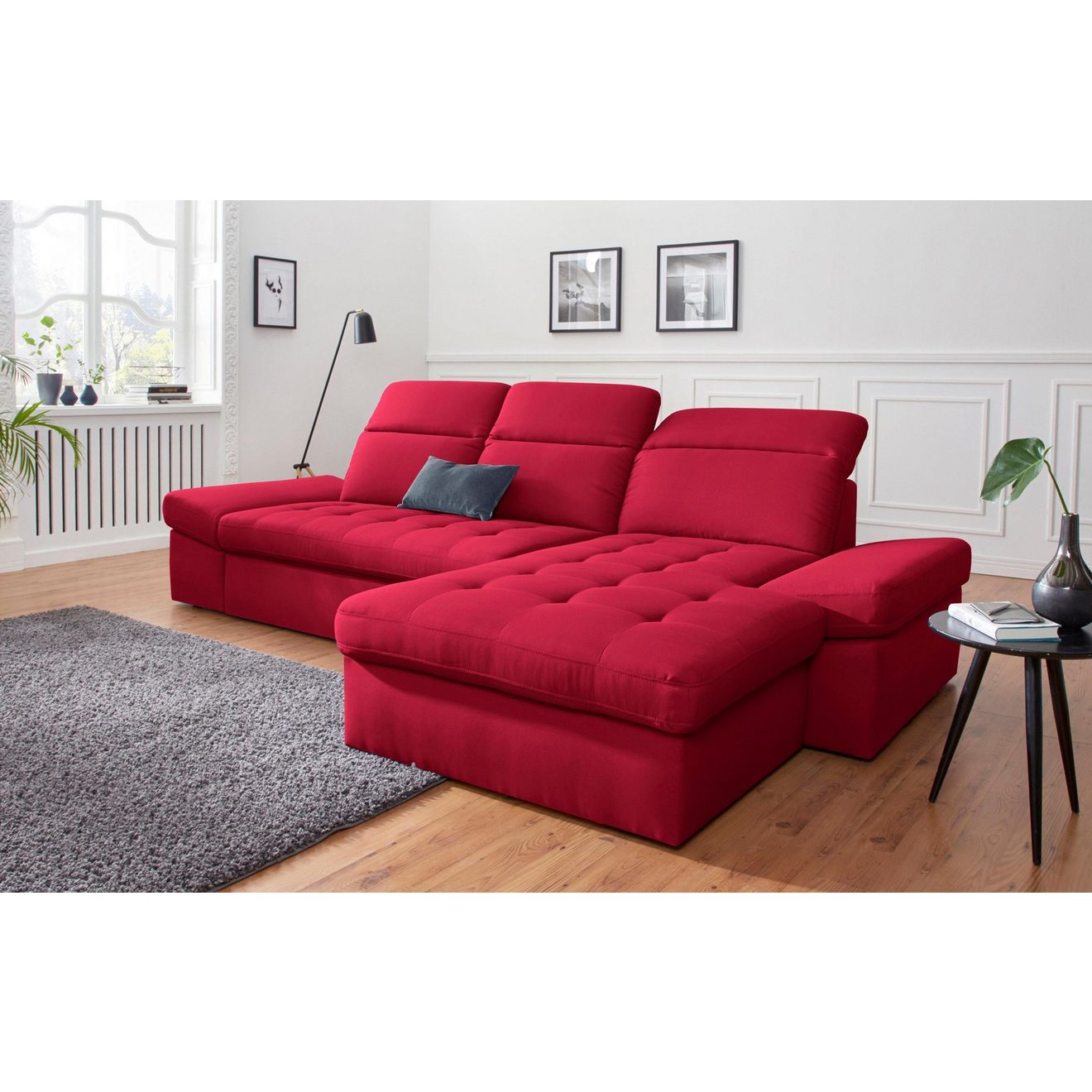 Sit&more Hoekbank Stardust L-vorm naar keuze met slaapfunctie en bedkist