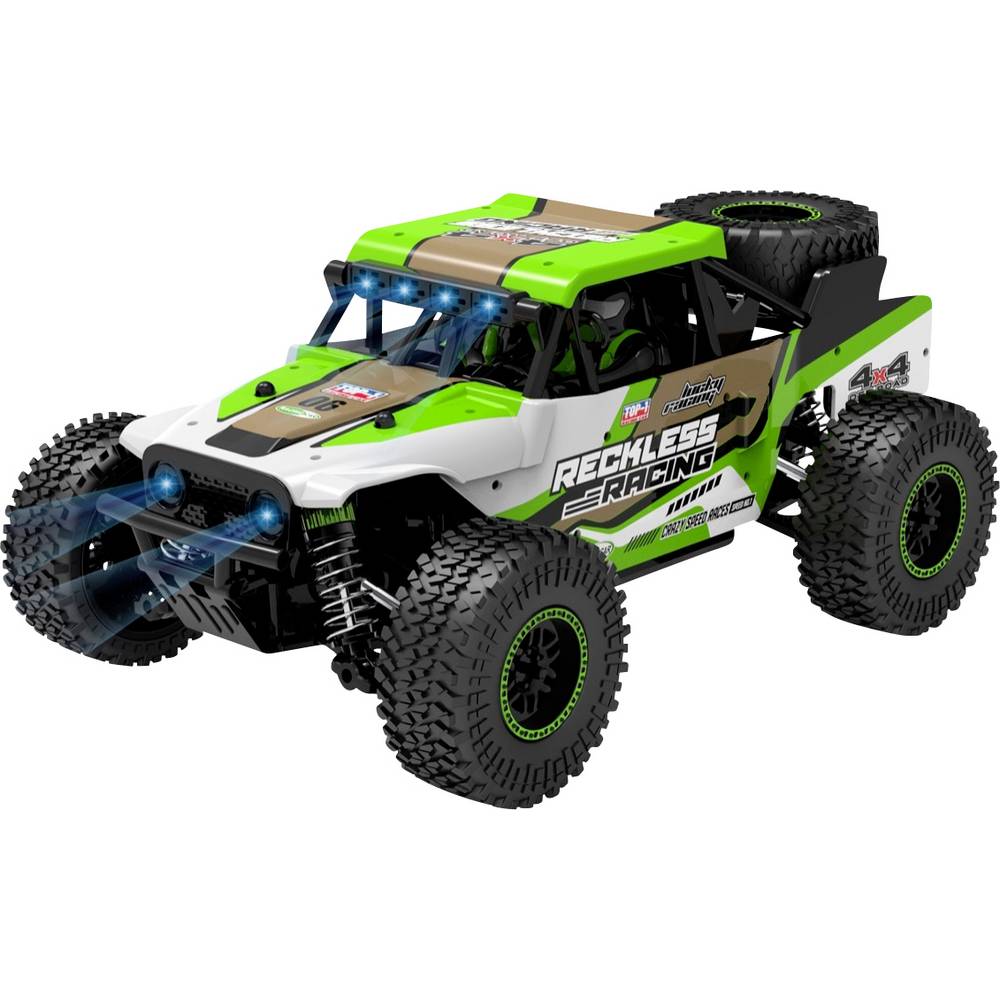 Absima Rock Racer Reckless Groen Brushed 1:20 RC auto Elektro Truggy 4WD RTR 2,4 GHz