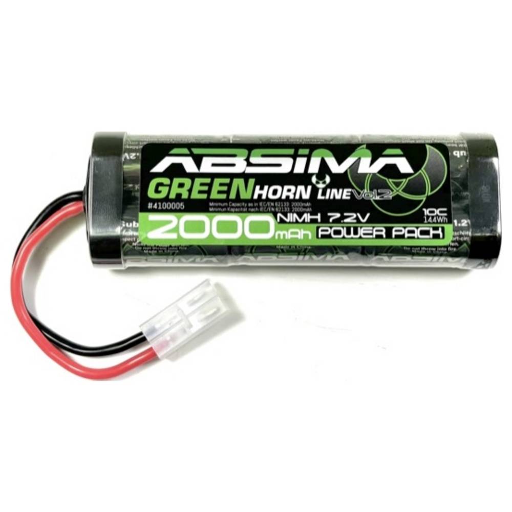 Absima NiMH accupack 7.2 V 2000 mAh Softcase Tamiya