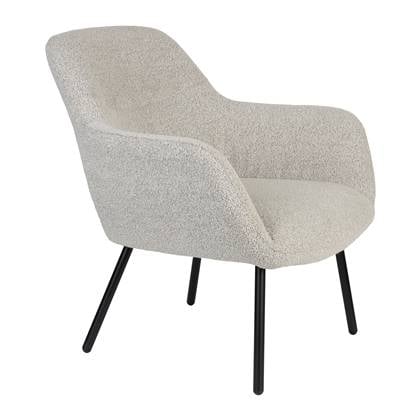 By fonQ Fauteuil Nuzzle - Lichtgrijs