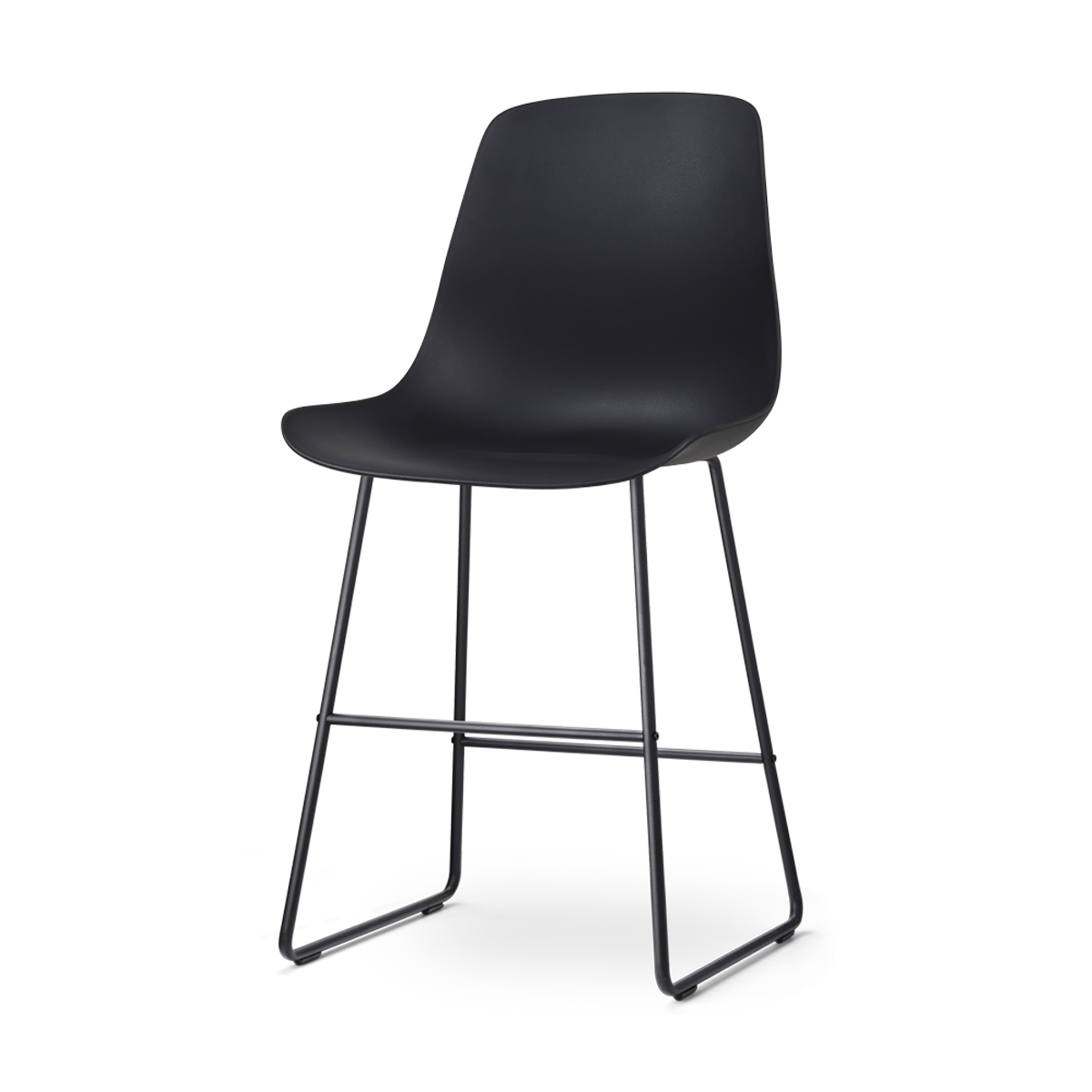Nolon Nino-Pip barkruk zwart - zwart onderstel - 65 cm