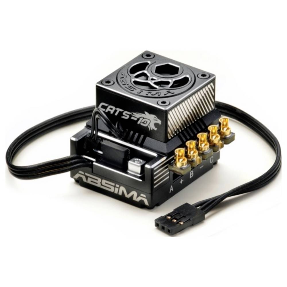 Absima Premium ESC CATS-10 Brushless rijregelaar voor RC auto Belastbaarheid (max.): 1100 A